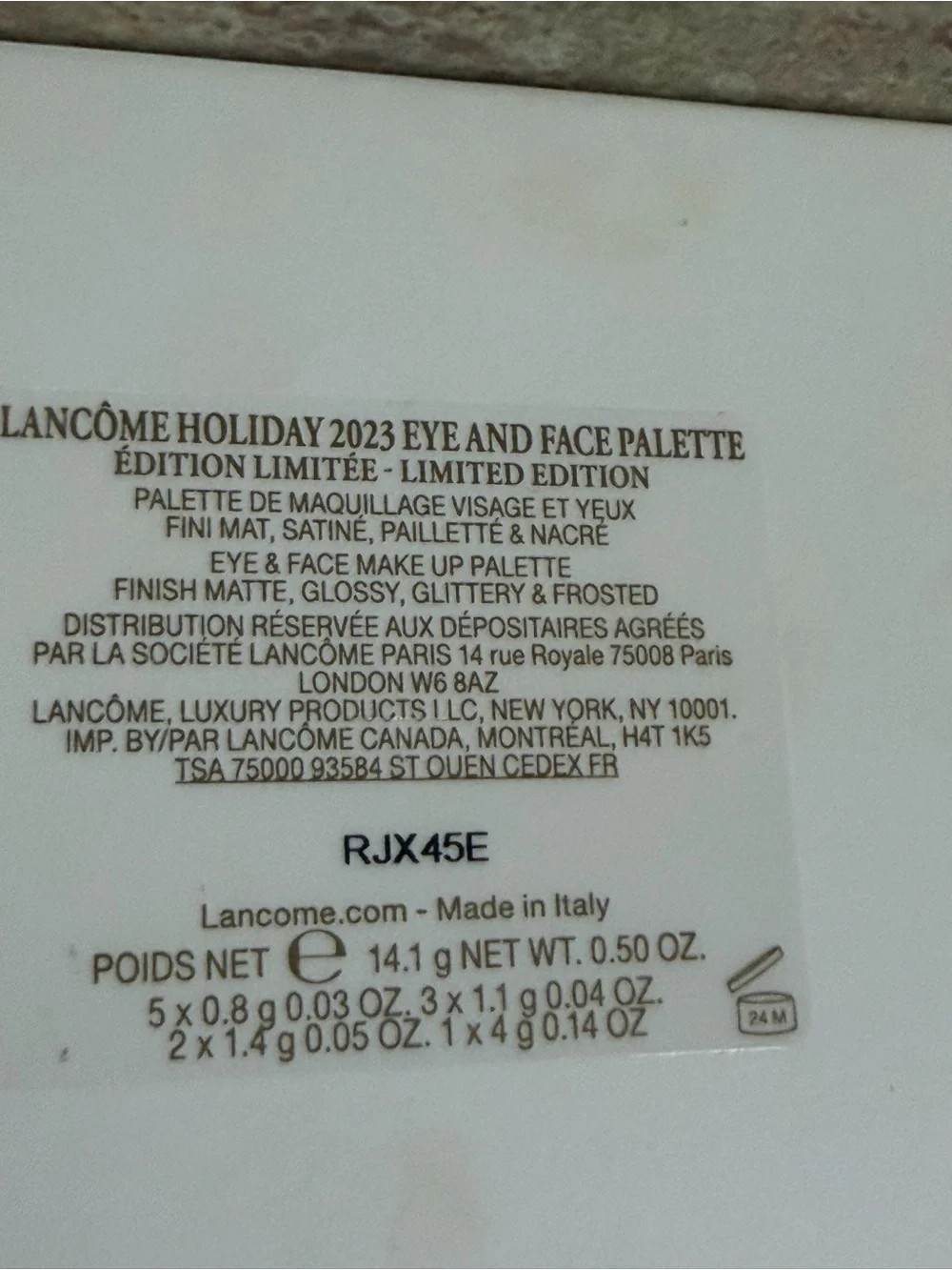 Lancôme Holiday 2025 Eye &  Face Palette & Pink Tonique Comforting Toner